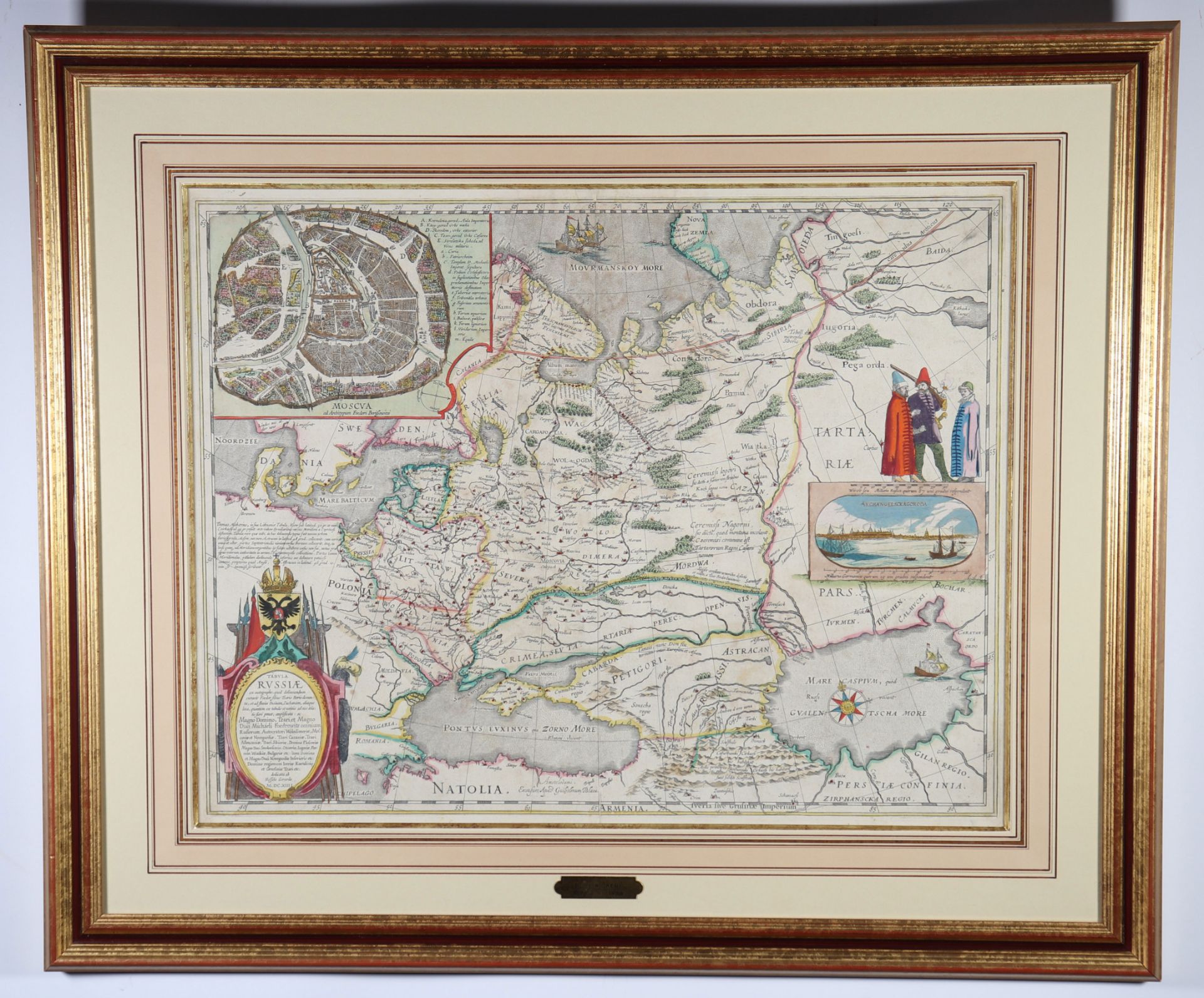 Willem Janszoon BLAEU (1571-1638) "map" White Russia - Image 2 of 3