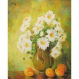 Marie Madeleine DE RASKY (1897-1982) oil on canvas "the bouquet"