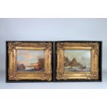 Pair of Dutch paintings 19th