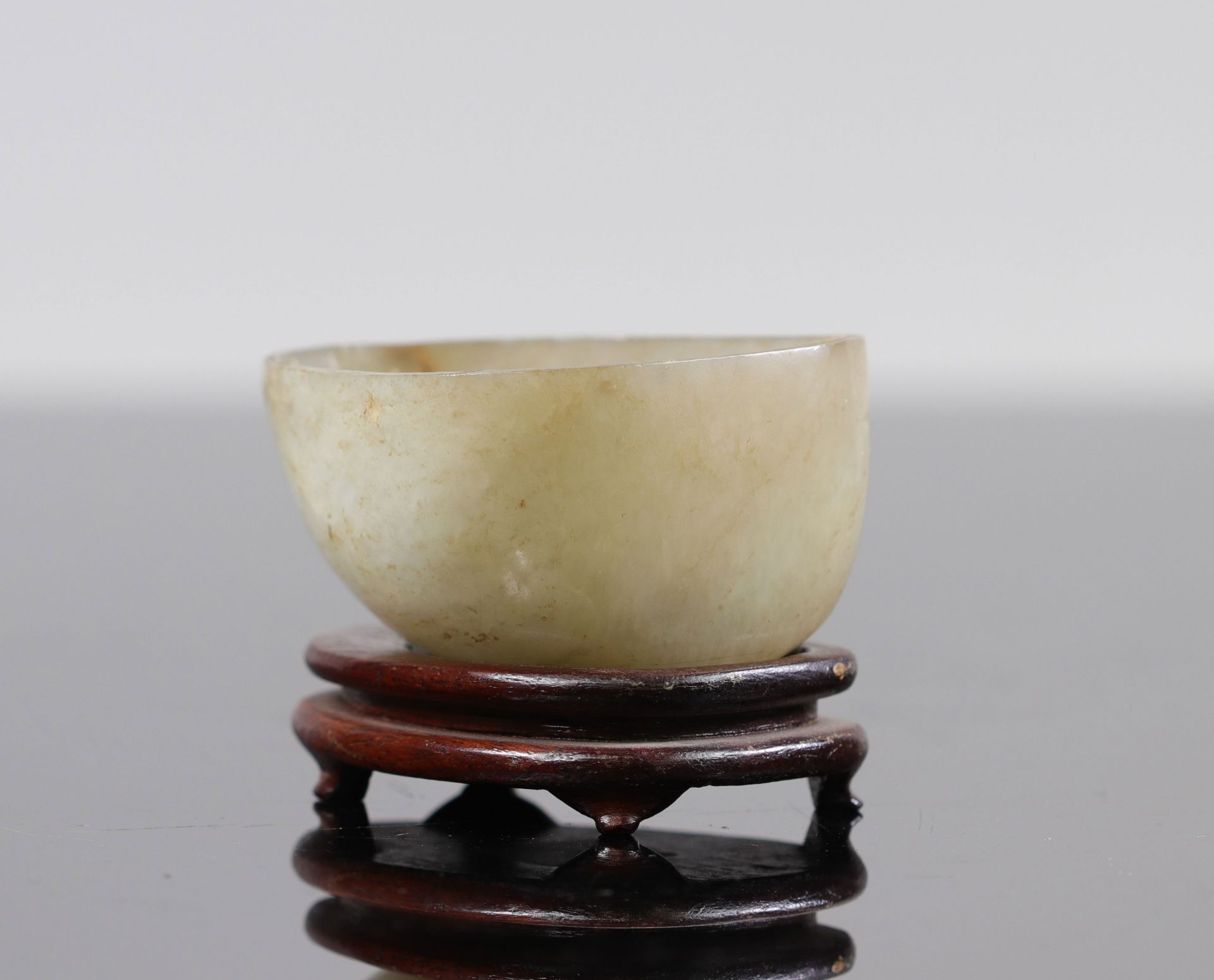 China, libation cup, in jade, 19th C. - Image 4 of 6