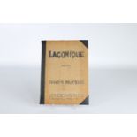 Bouquin "Laconique", Rare work, poems by Andre Morlain and original lithographs and prints on hand p