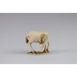 JAPAN - MEIJI period (1868 - 1912) Netsuke horse Provenance: Collection of Henry-Louis Vuitton