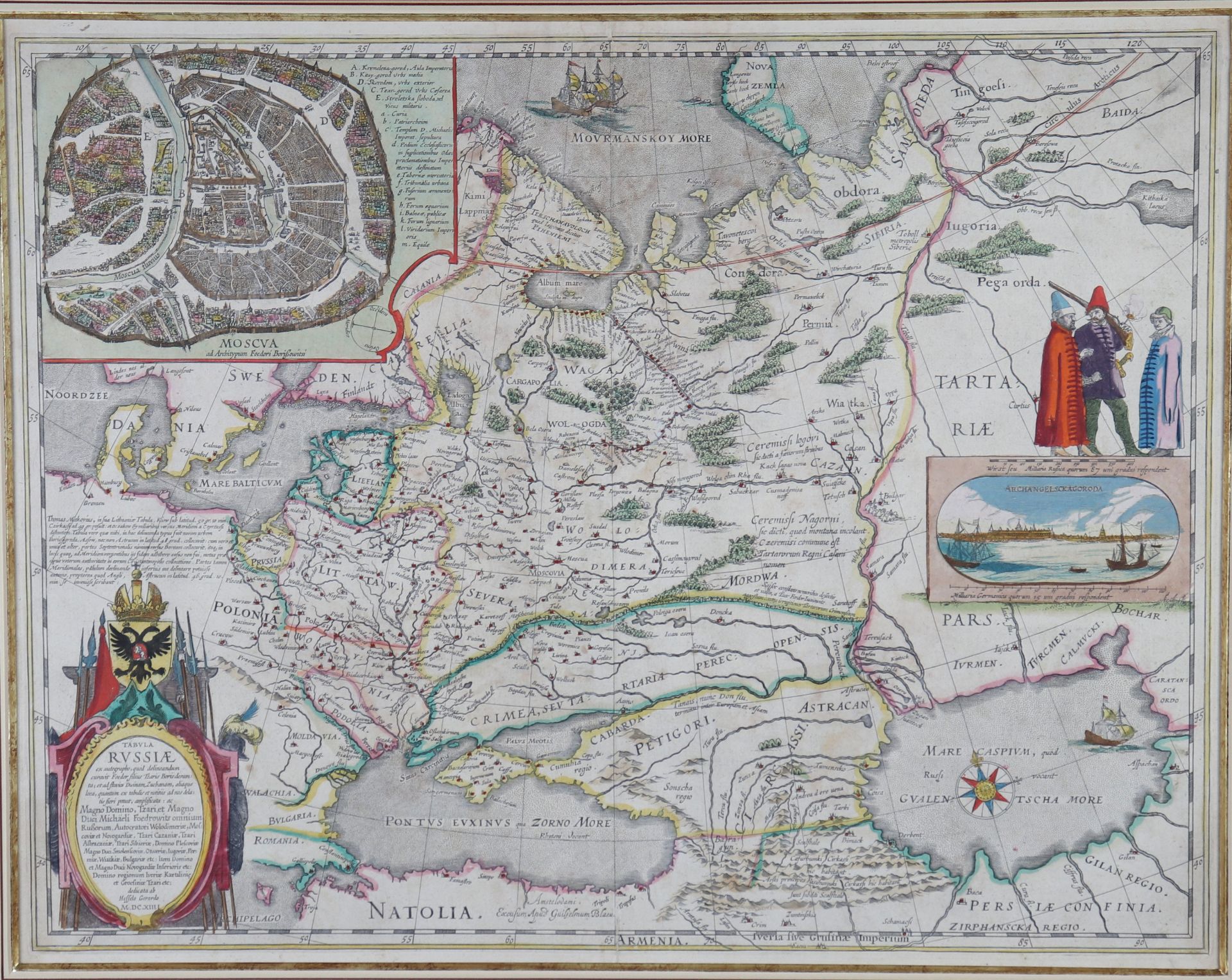 Willem Janszoon BLAEU (1571-1638) "map" White Russia