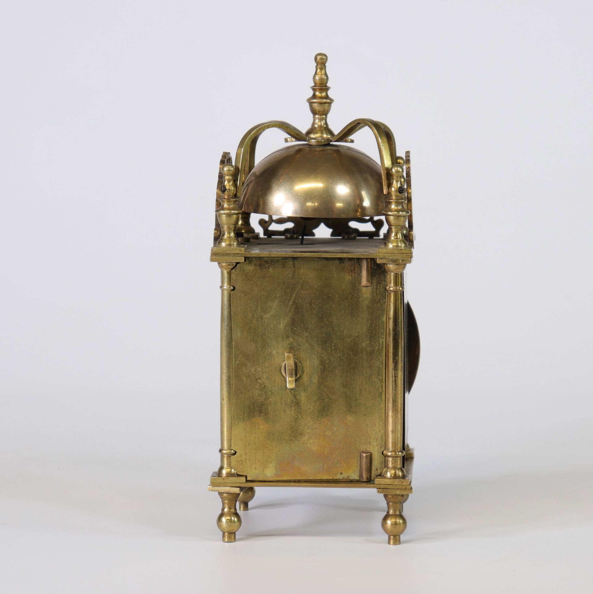 19th century "lantern" clock - Image 3 of 4