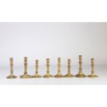 Lot of candlesticks (8) 17 / 18th