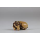 JAPAN - MEIJI period (1868 - 1912) Netsuke horse Provenance: Collection of Henry-Louis Vuitton