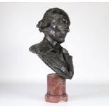 Bronze bust signed Jean Baptiste Carpeau (1827 - 1875)