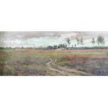 Paul MATHIEU (1872-1932) Oil on canvas "countryside landscape"