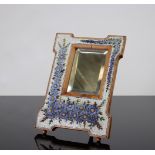 Italy, micro mosaic mirror, flower decor