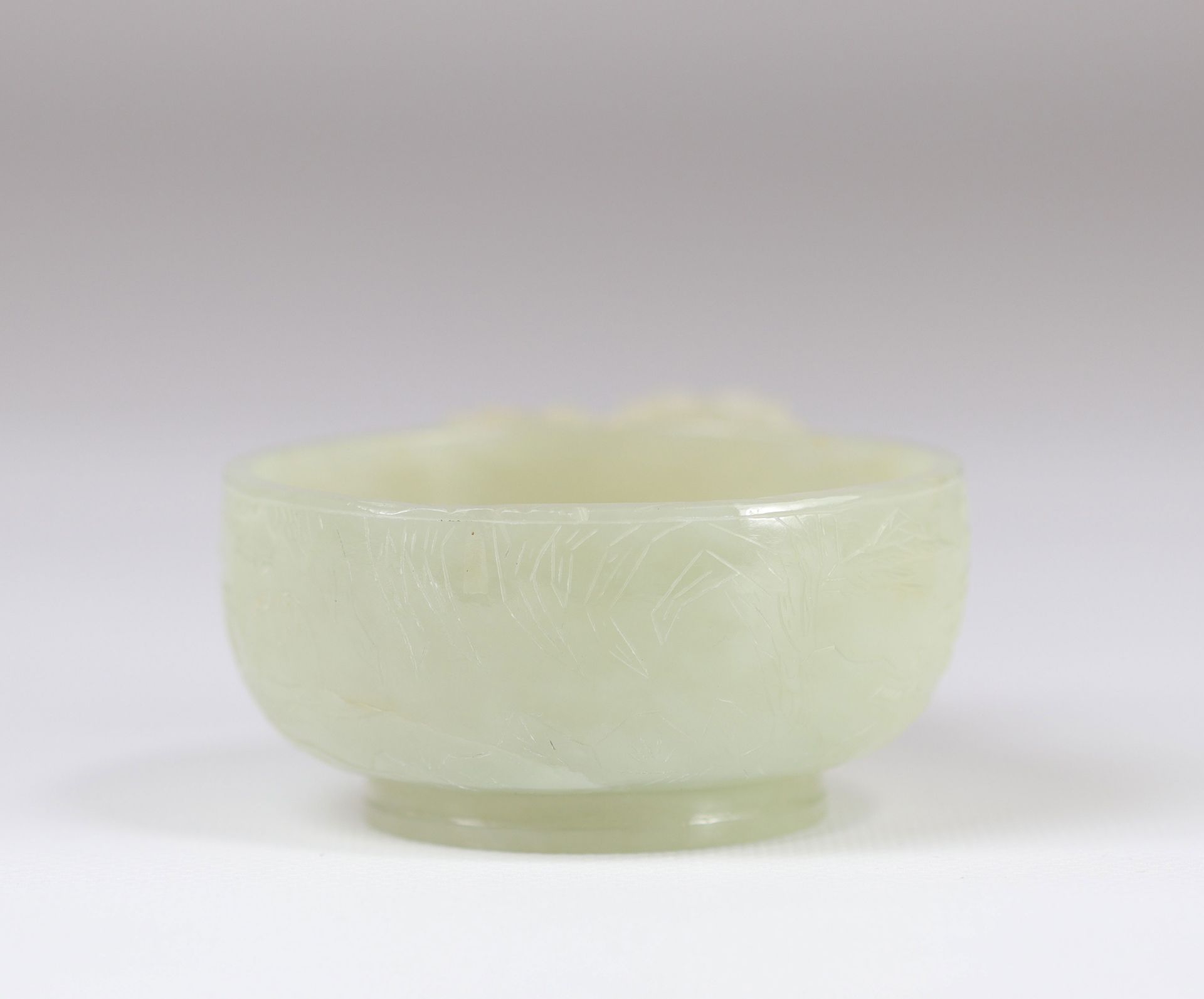 White jade water pot with vegetable decoration, Qing dynasty China - Image 8 of 10