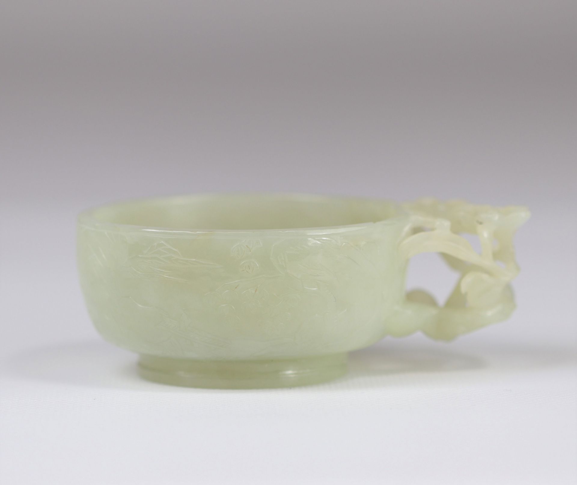 White jade water pot with vegetable decoration, Qing dynasty China - Image 4 of 10