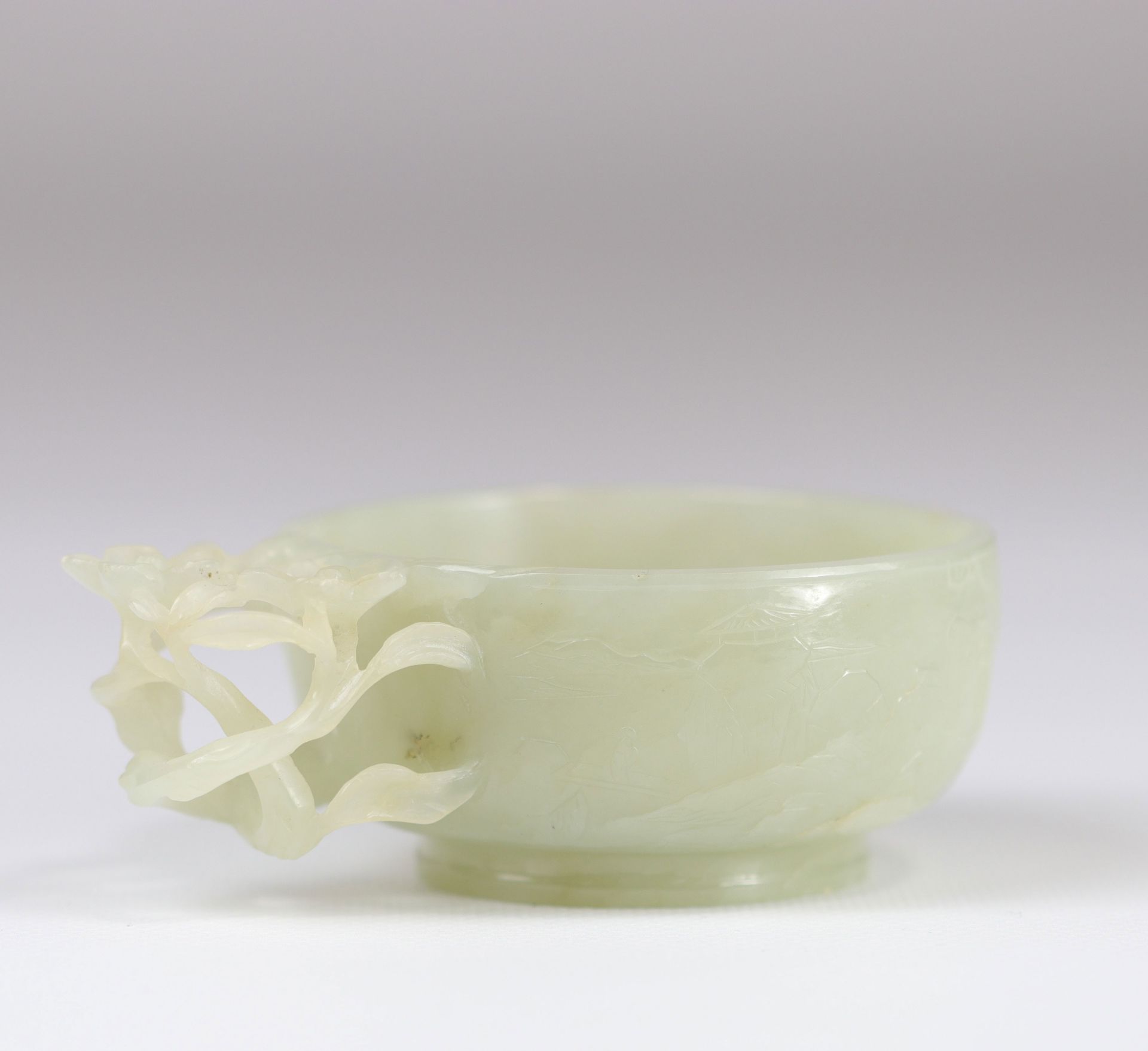 White jade water pot with vegetable decoration, Qing dynasty China - Image 6 of 10