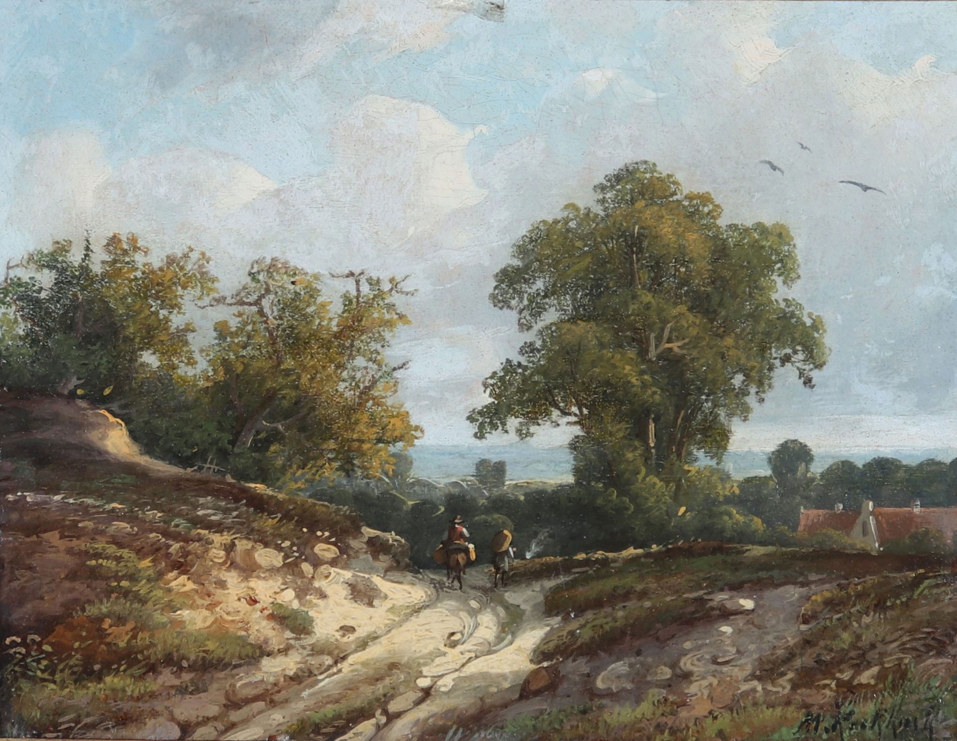 Marinus Adrianus I KOEKKOEK (1807-1868 / 70) "countryside view"