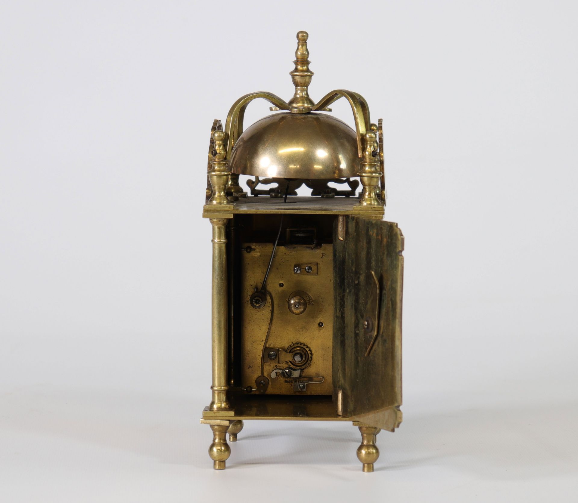 19th century "lantern" clock - Image 4 of 4