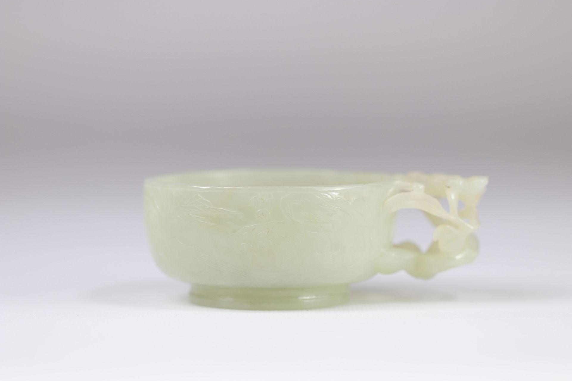 White jade water pot with vegetable decoration, Qing dynasty China - Image 3 of 10