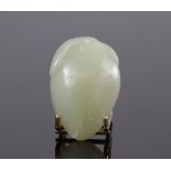 China, peach pendant, jade, early 20th C.