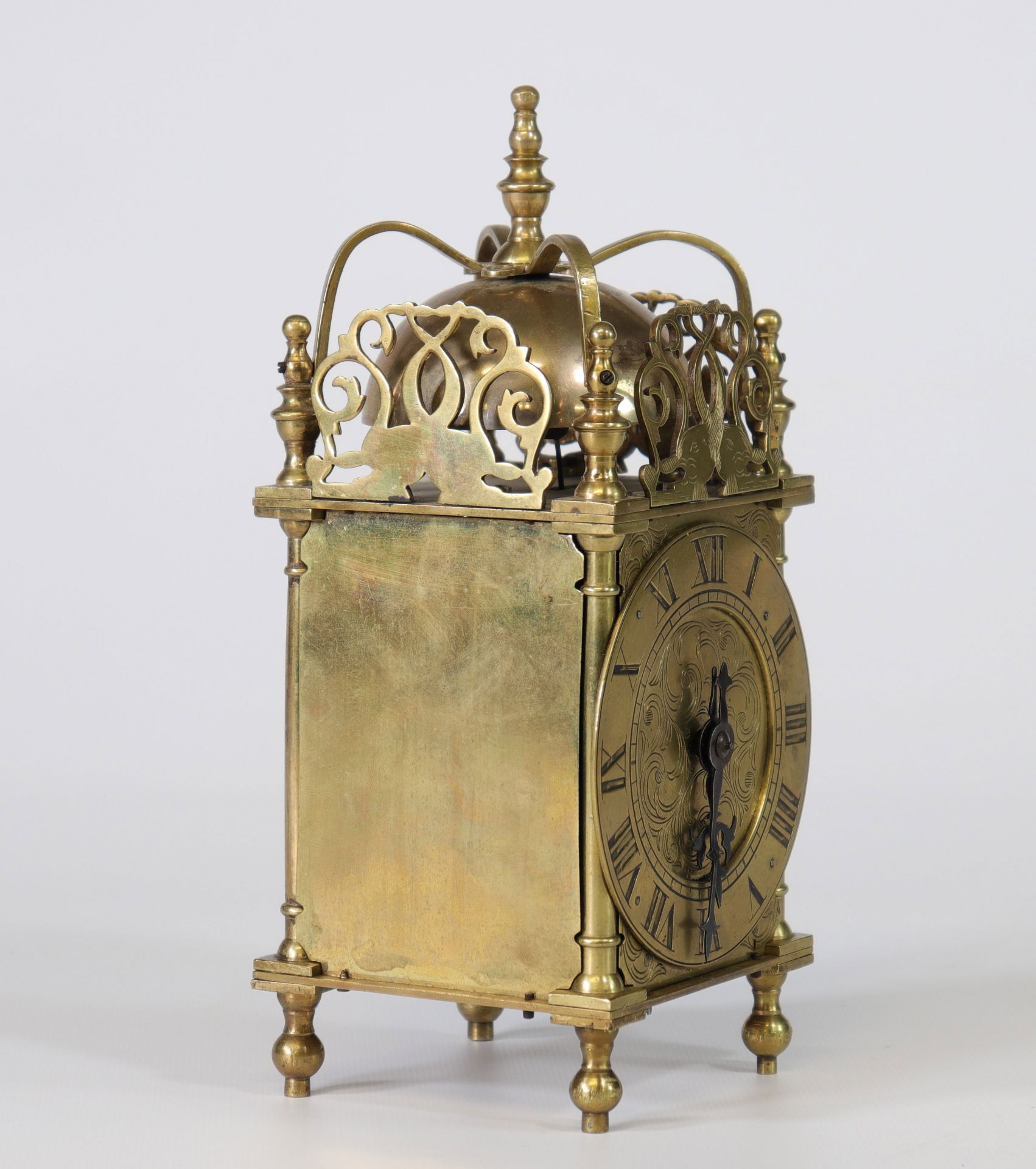 19th century "lantern" clock - Image 2 of 4