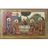 Russian icon "the assembly of holy angels"