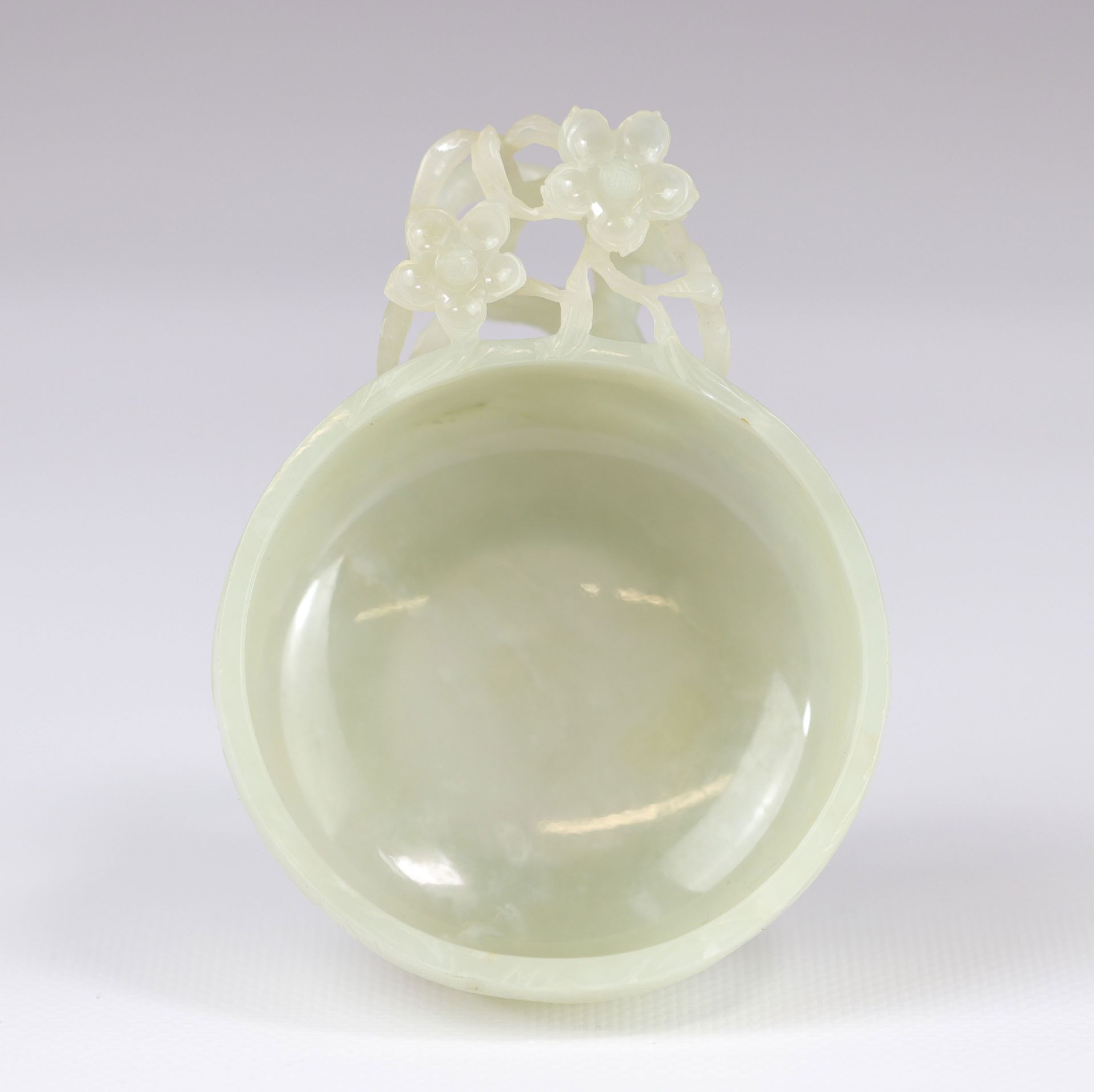 White jade water pot with vegetable decoration, Qing dynasty China - Image 9 of 10