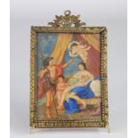 Miniature painting "religious scene"