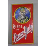 France Enamel sign Beer Basse-Yutz Emaillerie de Strasbourg