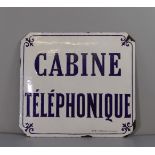 Telephone booth - signed GODIN