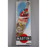 Belgium Brussels Large enamel plaque Martini Vermouth marked TPB 60