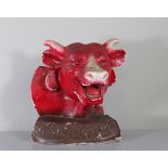 Fore , France - plaster "Laughing cow" signed