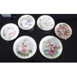 China lot of (6) porcelain plates circa 1900