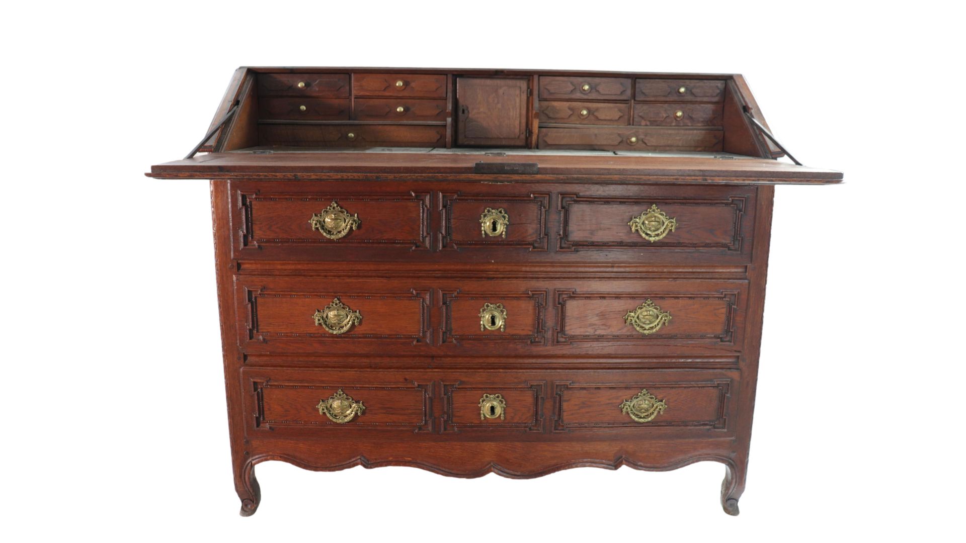 18th century scriban cabinet - Image 2 of 4