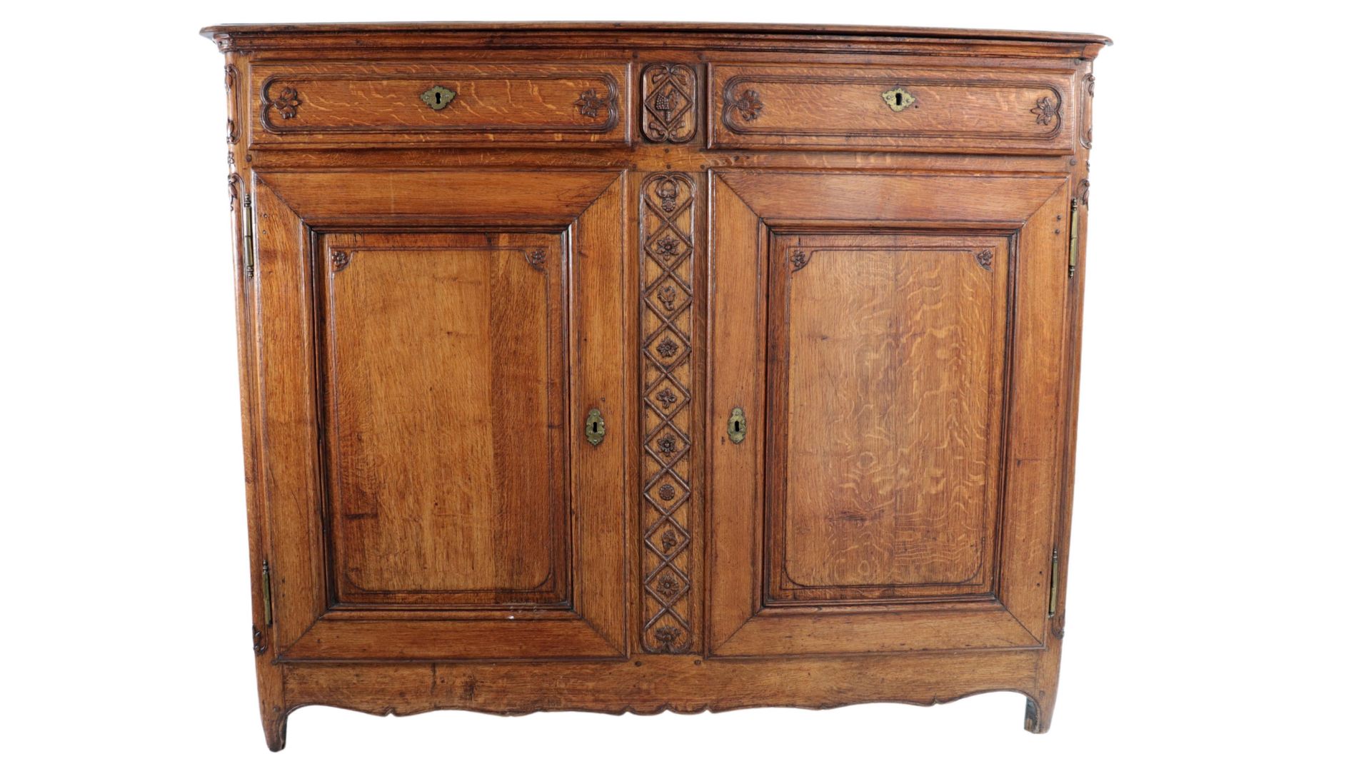 18th century lightly carved furniture