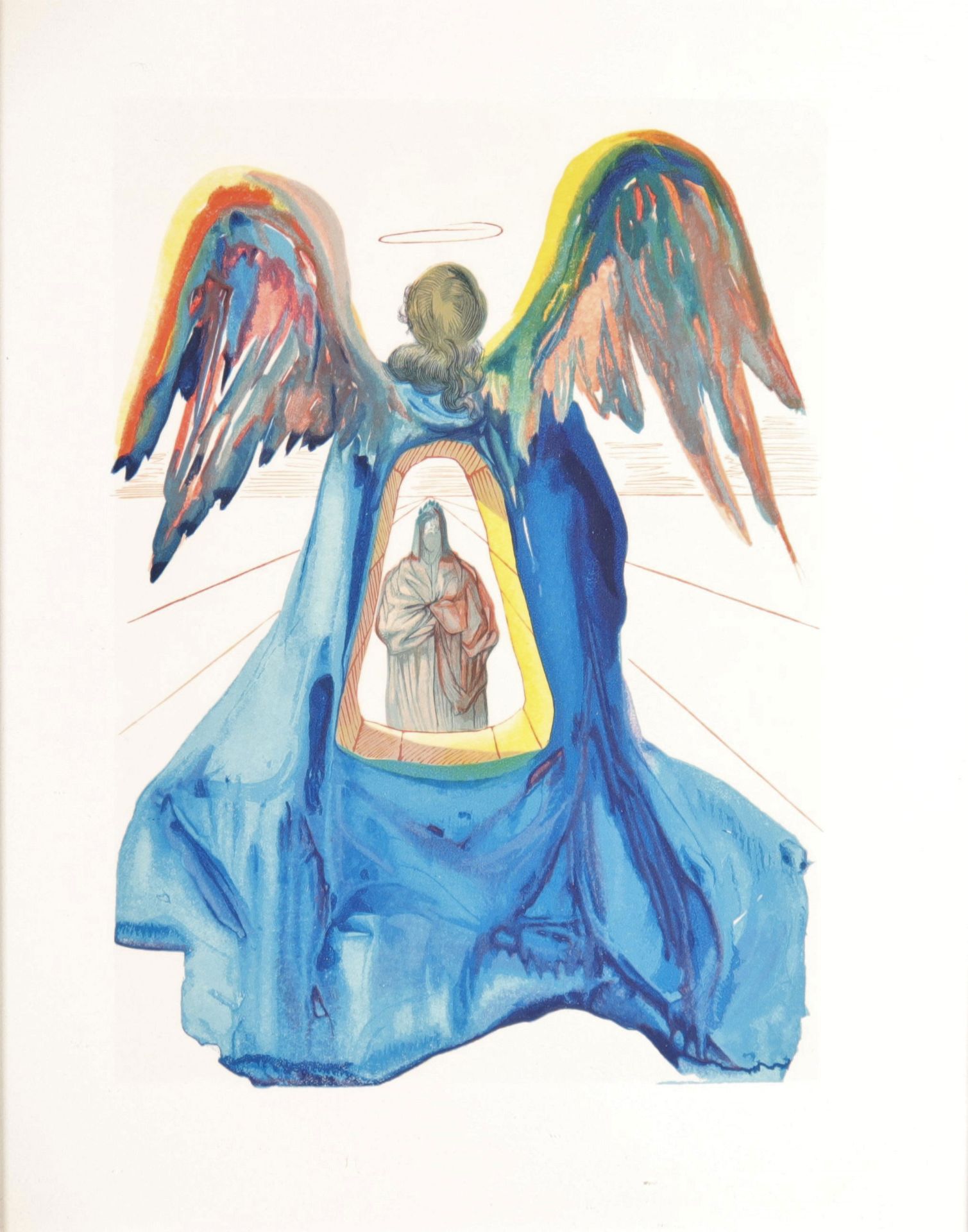 "Salvador Dali. "Dante Purified". The Divine Comedy - Purgatory - Song 33. 1963."