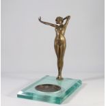 "Art Nouveau bronze sculpture "the awakening"
