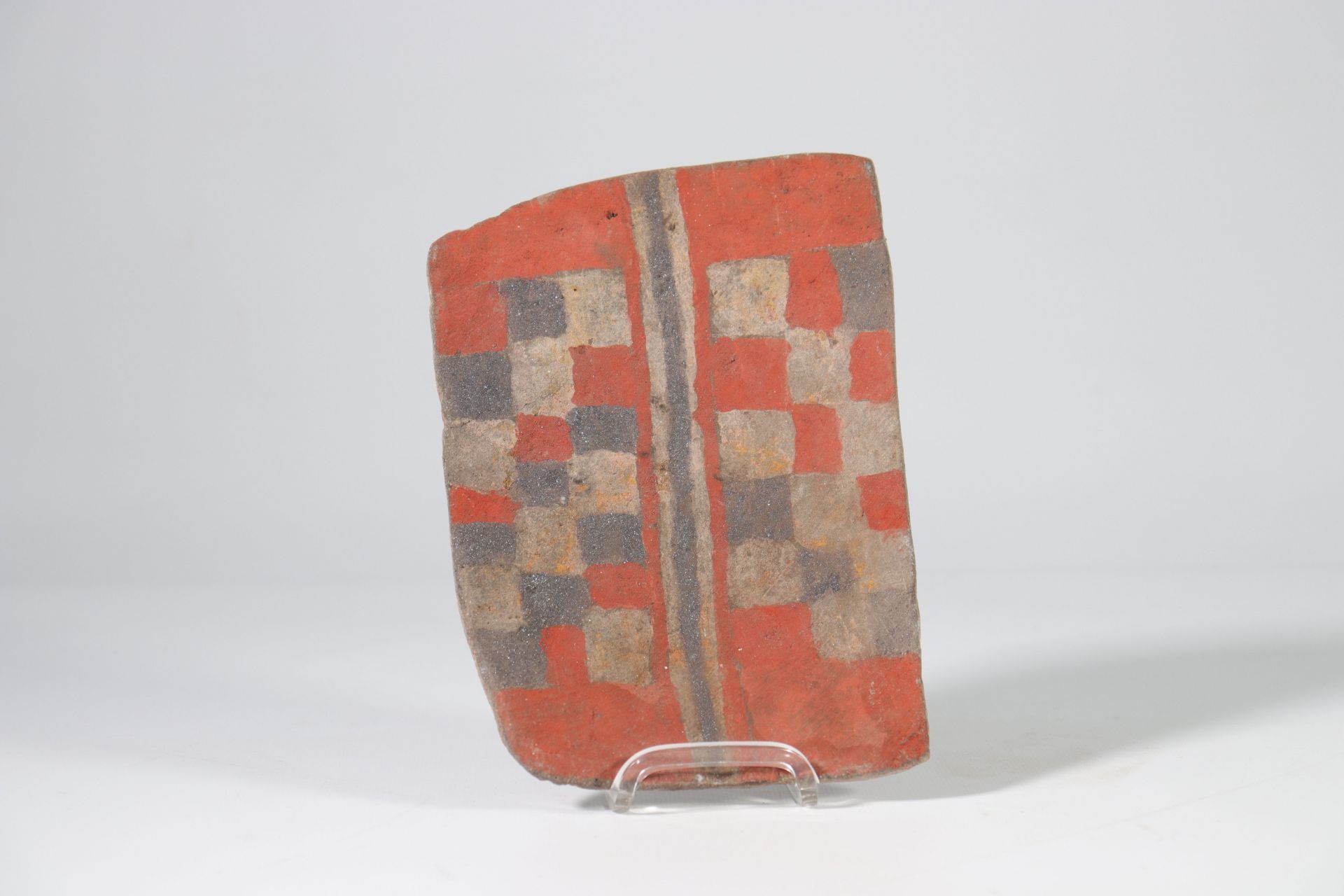 Native Americans ancient pottery shard of the Anasazi ancestors of the Navajo