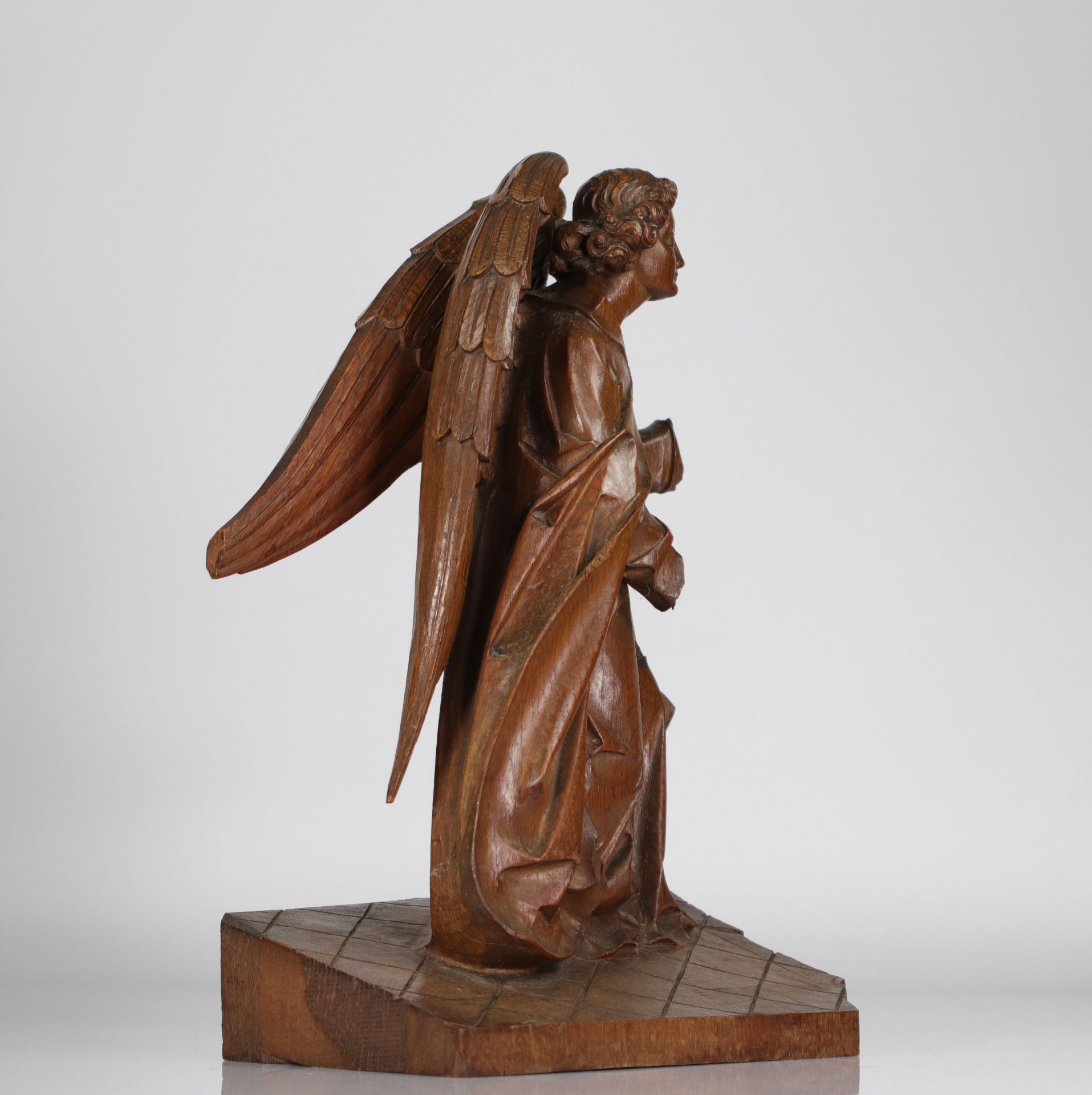 18th carved wooden angel - Bild 2 aus 3
