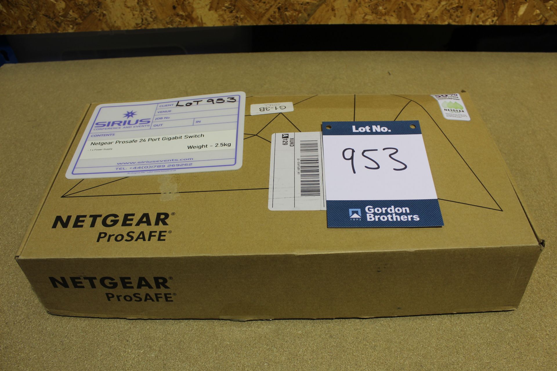 Netgear Prosafe JGS524 v2 24 Port Gigabit Ethernet Switch with 1x IEC in box (Purchased in 2019). - Image 3 of 3