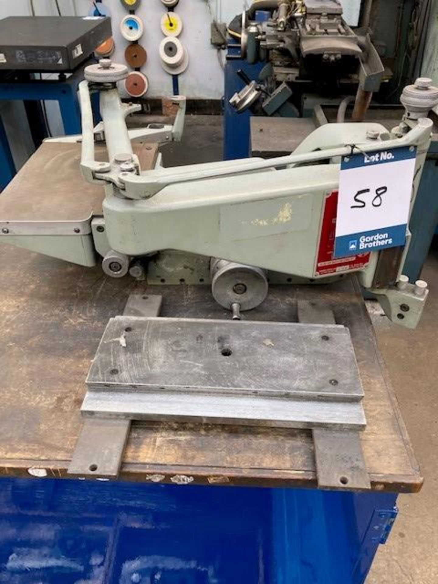 Diaform grinding wheel addressing attachment, Serial No. 9627/5/1