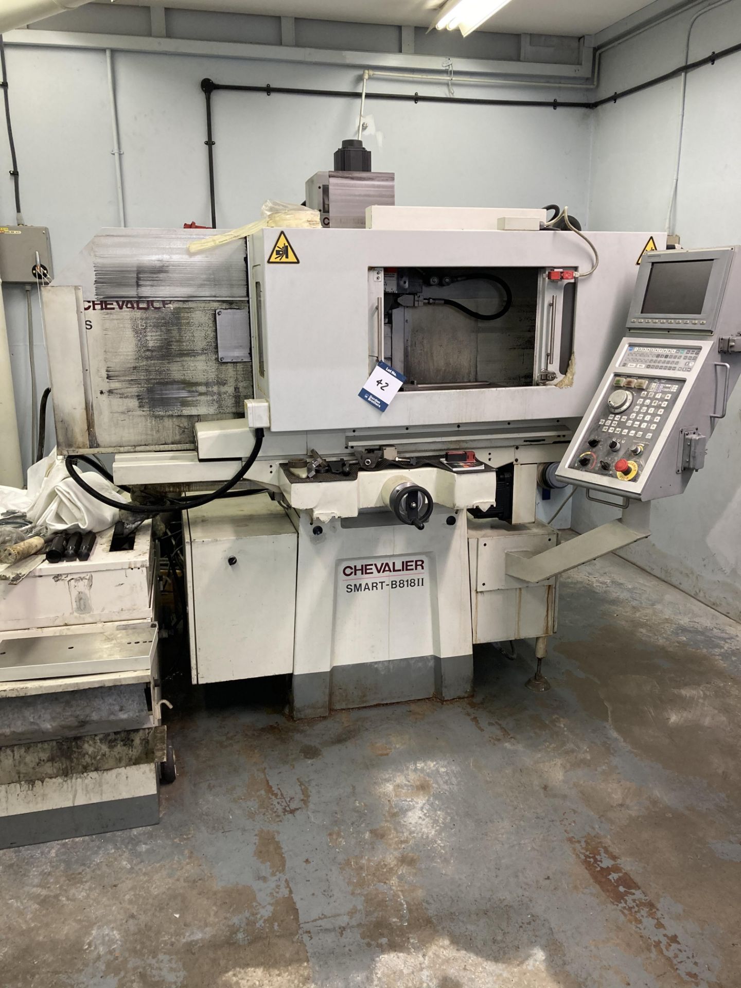 Chevalier Smart-B818II CNC horizontal surface grinder, Serial No. S794B001 (2008) with digital