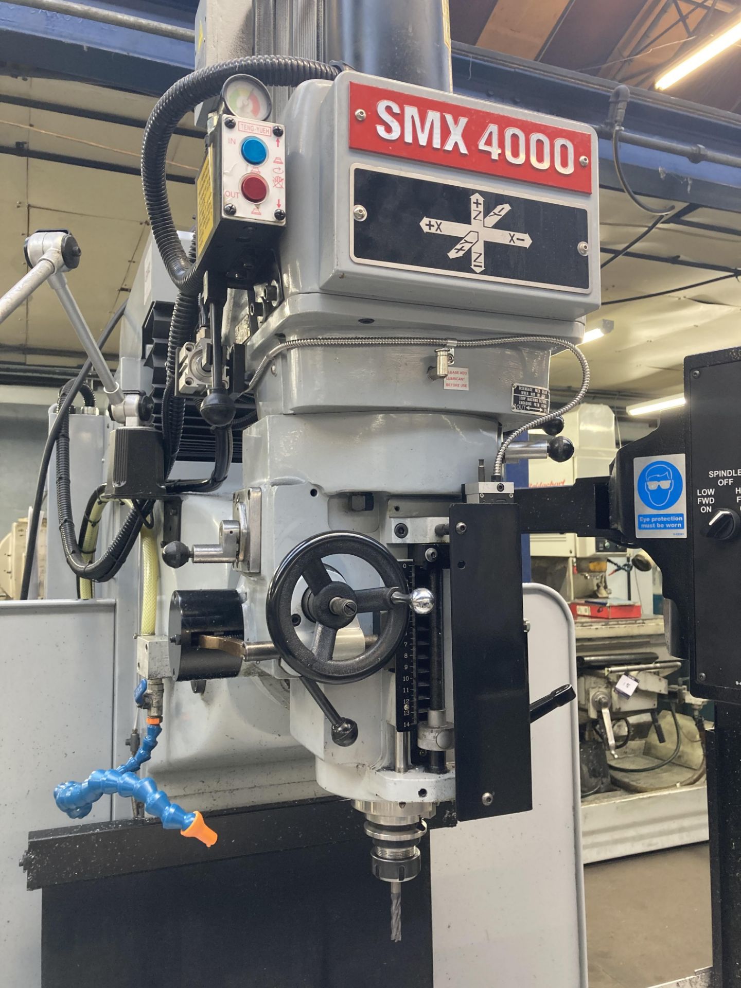 XYZ SMX 4000 CNC 3 axis vertical bed milling machine, Serial No. 13119 (2019), table size 1474mm x - Image 2 of 7