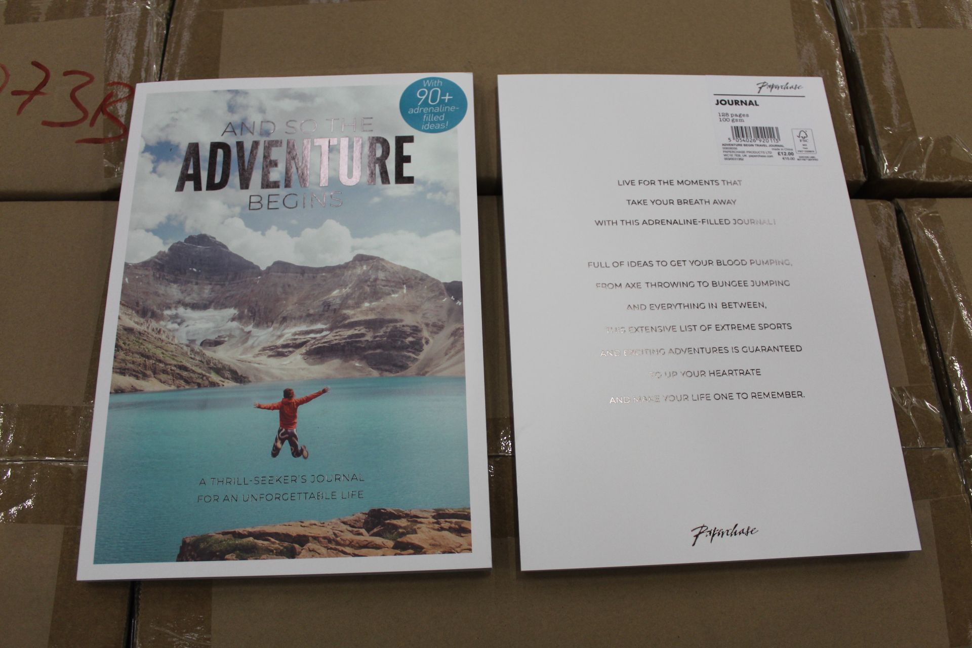 1200x Adventure Begin Travel Journal Total Retail: £14400 (Stationery) (1PE073B) - Image 2 of 2