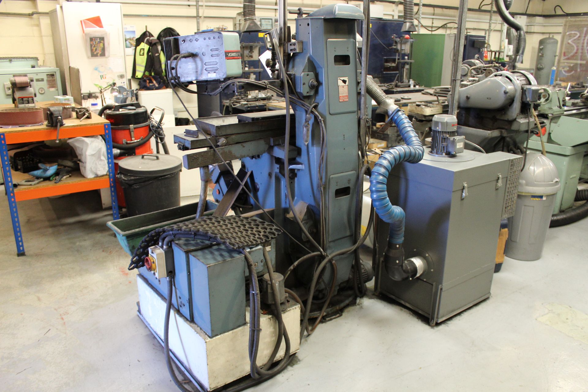 Jones & Shipman 540P hydraulic surface grinder, Serial No. BO96/92, capacity: 450mm x 150mm, - Image 10 of 10