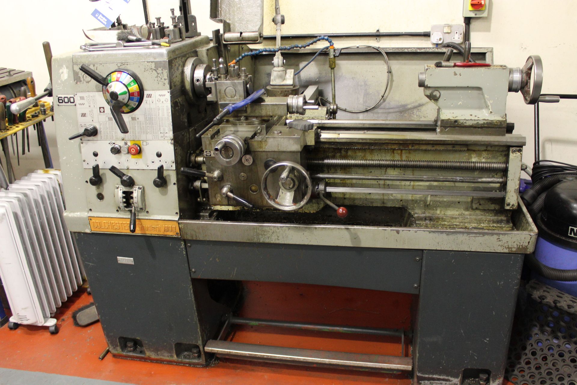 Colchester Student 1800 gap bed centre lathe Serial No. 4/0008/02581, capacity: 330mm x 635mm, swing
