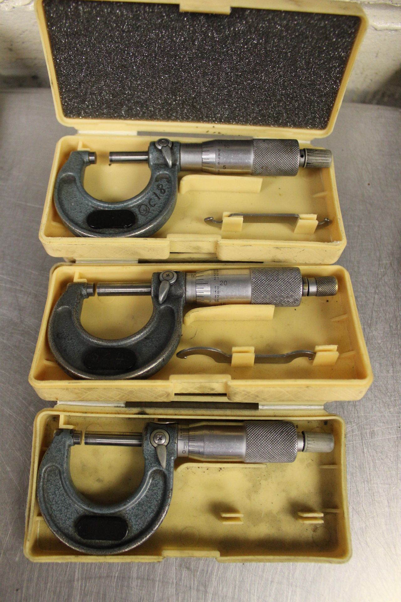 3x Boxed Mitutoyo 0-1"-.001" outside micrometers