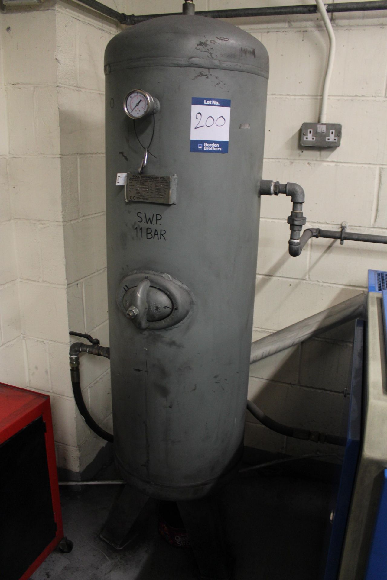 Renner RS11 11 kW / 7.5 Bar packaged rotary screw air compressor, Serial No. 3877 (2001), hours: - Image 7 of 9