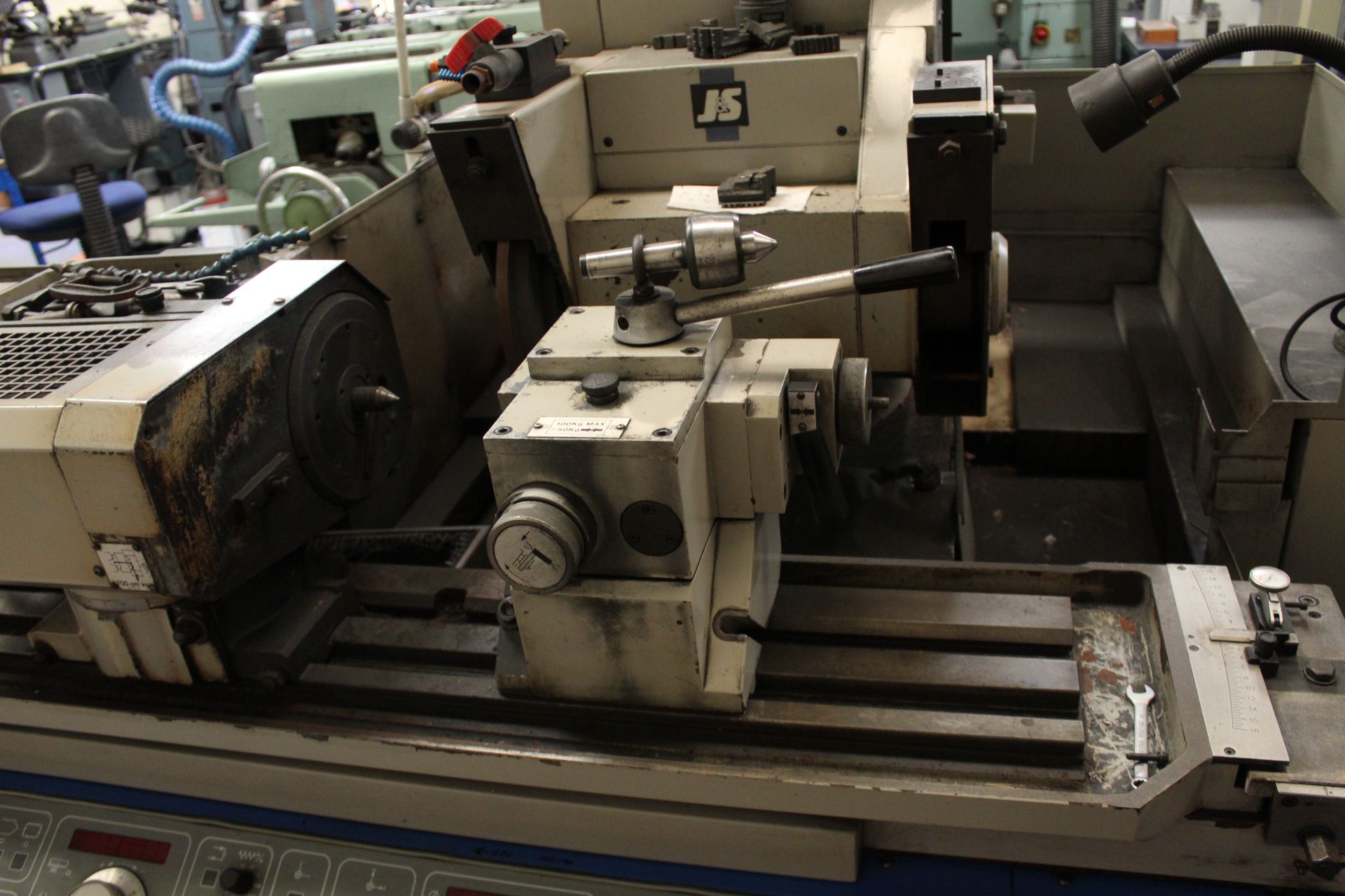 Jones & Shipman 1300X CNC cylindrical grinder, Serial No. M19046, table size: 1226mm x 185mm, swing: - Image 8 of 8