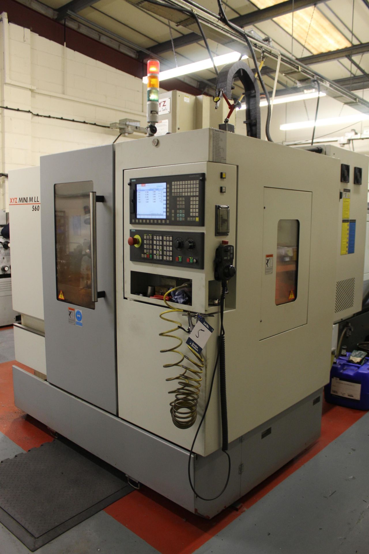 XYZ Mini Mill 560 3-axis CNC vertical machining centre, Serial No. MF380 (2012), table size: 610mm x - Image 2 of 10