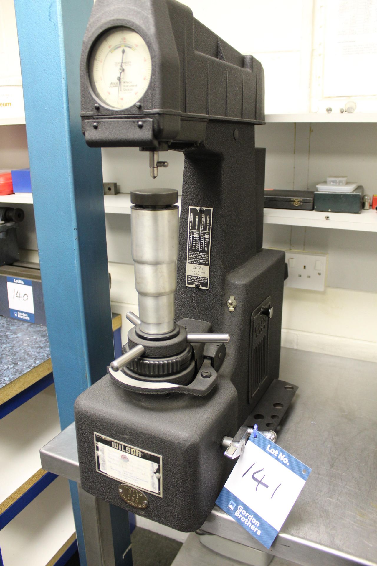 Wilson 3JR 8RB bench mounted hardness tester, Reference: 12041