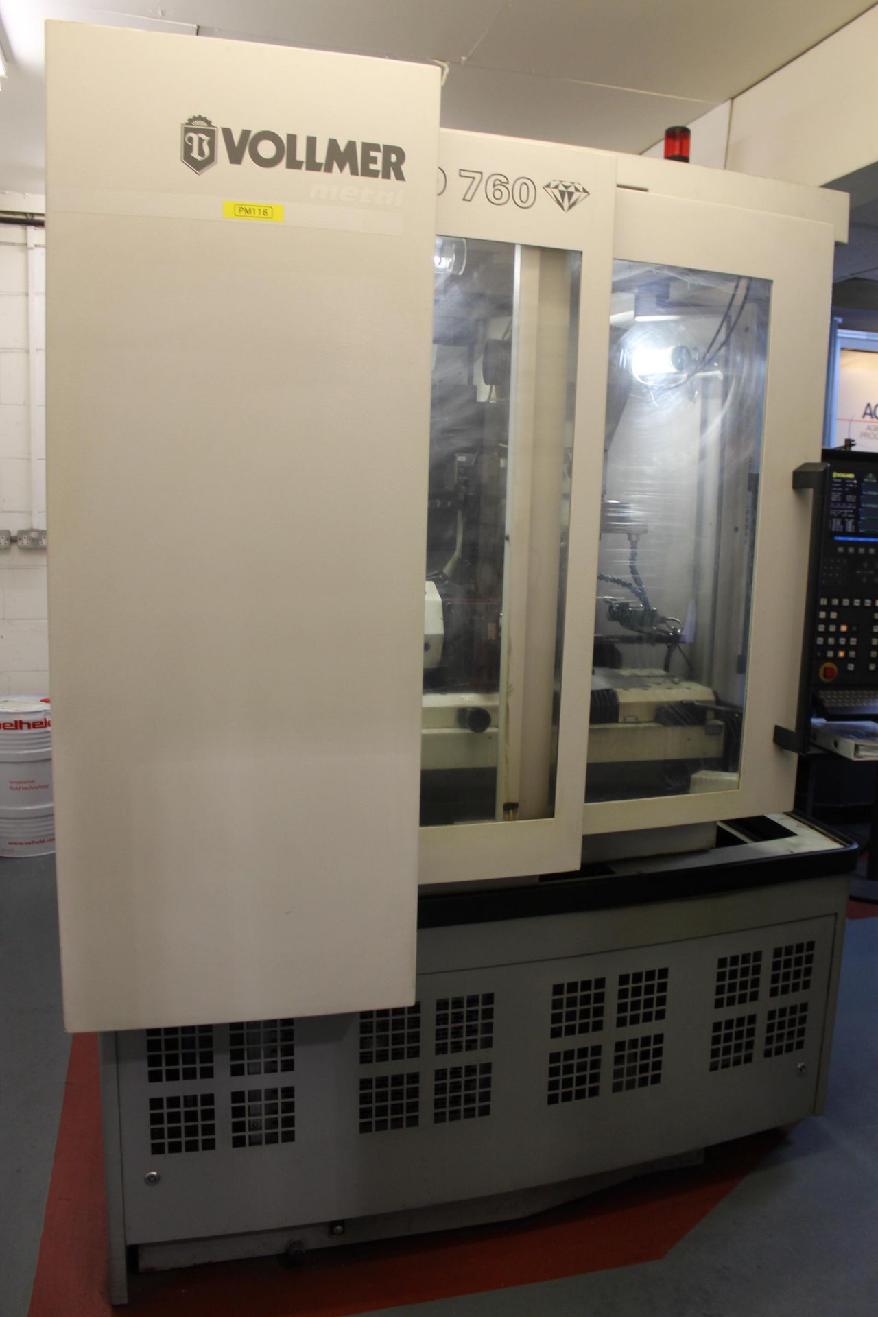 Vollmer QWD 760 5 axis horizontal wire cut EDM machine, Serial No. 109 (2001) weight: 4,600 kg,