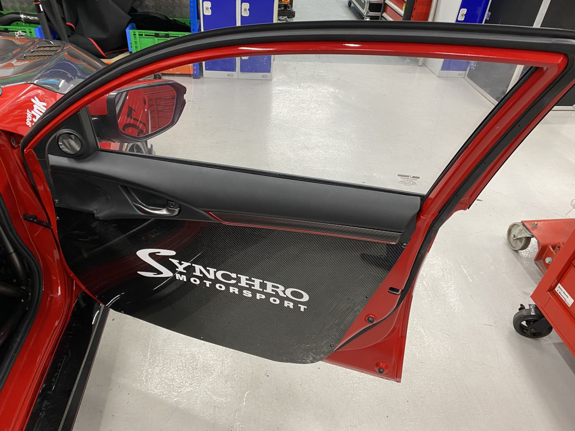 Honda Civic Endurance 20L FK8 type R left hand drive racing car, red and black paint finish, 2018 - Image 14 of 93