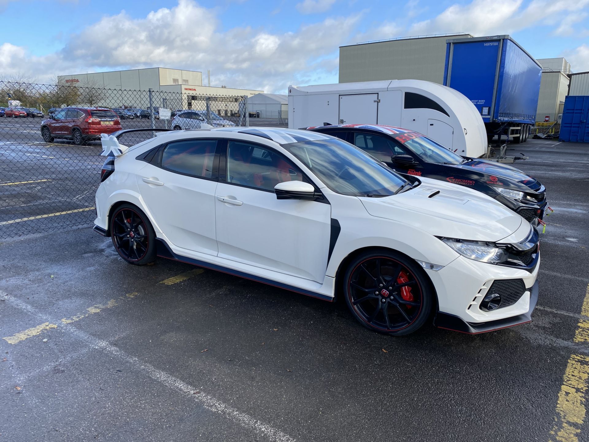 Honda Civic FK8 type R left hand drive race car, White paint finish, 2017 build, standard Type R - Image 2 of 21